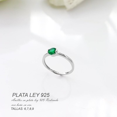 Anillos en plata ley 925