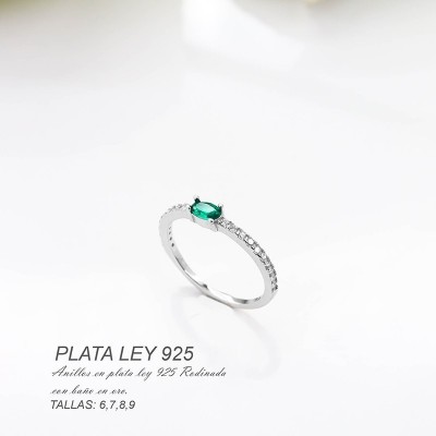 Anillos en plata ley 925