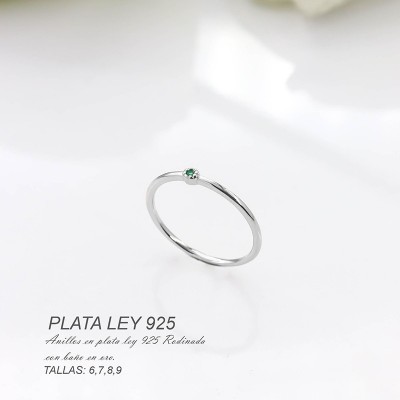 Anillos en plata ley 925