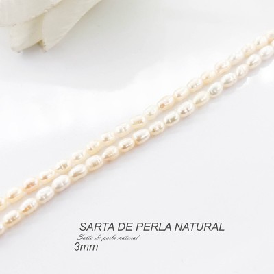Sarta de perla natural