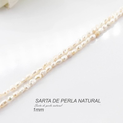 Sarta de perla natural