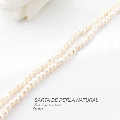 Sarta de perla natural