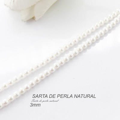 Sarta de perla natural