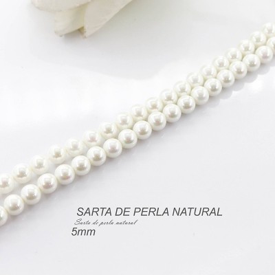 Sarta de perla natural