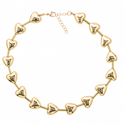Collar de corazones