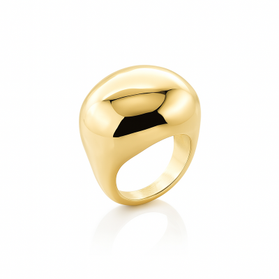 Anillo en covergold Rodinado