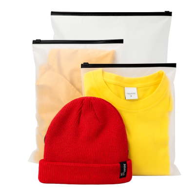 Bolsa blanca de slider negro paquete x 50 unidades