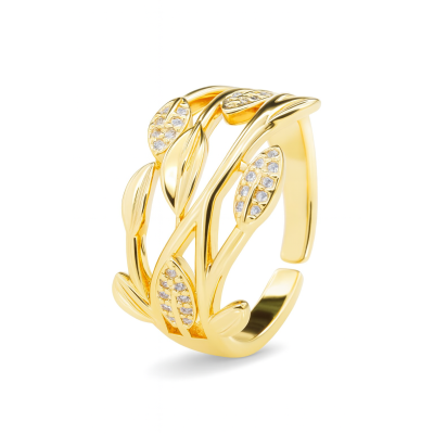 Anillo en covergold Rodinado