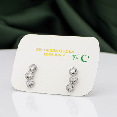 Aretes en covergol Rodinado