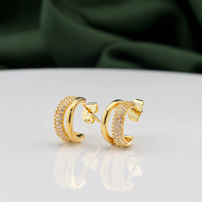 Aretes en covergol Rodinado