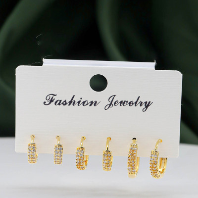 Set x3 de candongas en covergold rodinado