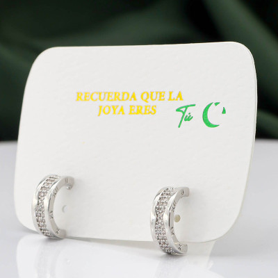 Aretes en covergol Rodinado