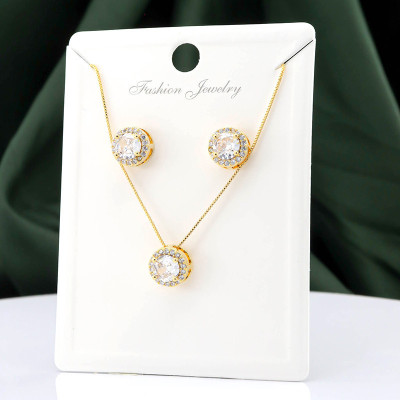 Set en covergold con baño en Rodio