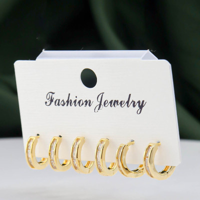 Set x3 de candongas en covergold rodinado