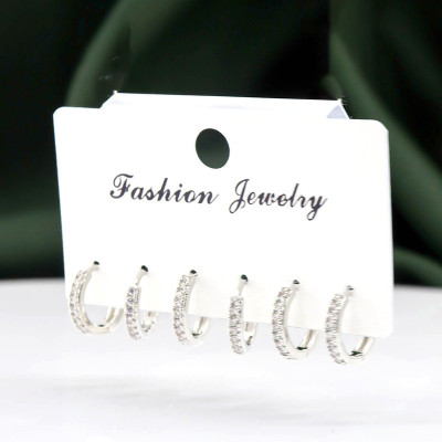 Set x3 de candongas en covergold rodinado