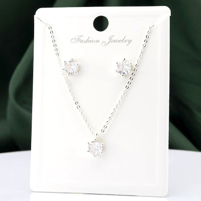 Set en covergold con baño en Rodio