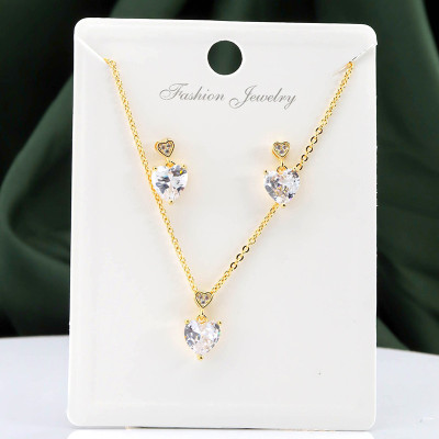 Set en covergold con baño en Rodio