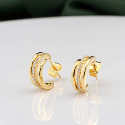 Aretes en covergol Rodinado