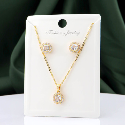 Set en covergold con baño en Rodio