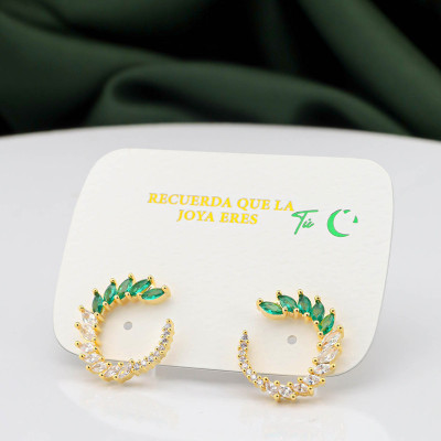 Aretes en covergol Rodinado