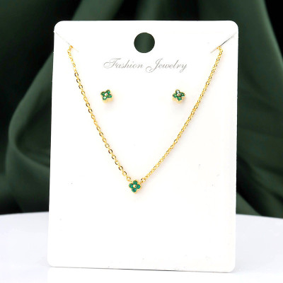 Set en covergold con baño en Rodio