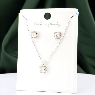 Set en covergold con baño en Rodio