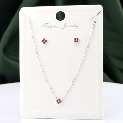 Set en covergold con baño en Rodio