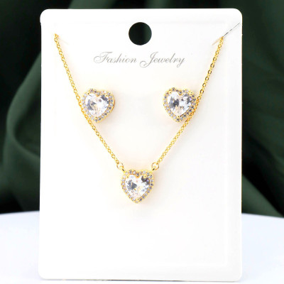 Set en covergold con baño en Rodio