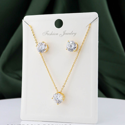 Set en covergold con baño en Rodio