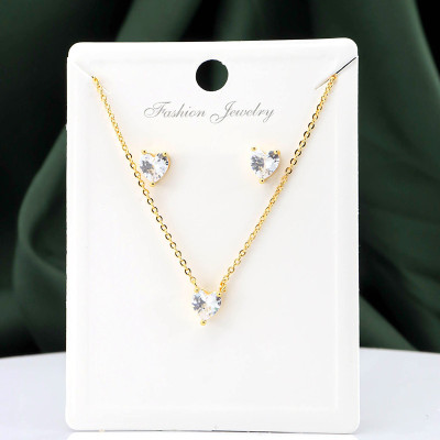 Set en covergold con baño en Rodio