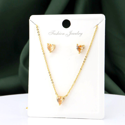 Set en covergold con baño en Rodio