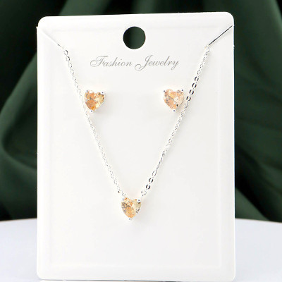 Set en covergold con baño en Rodio