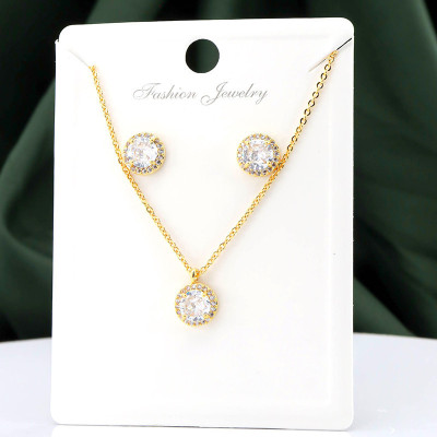 Set en covergold con baño en Rodio