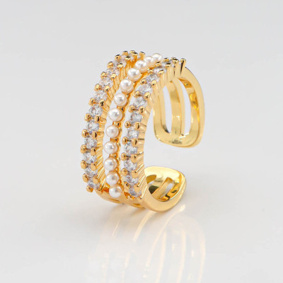 Anillo en covergold Rodinado