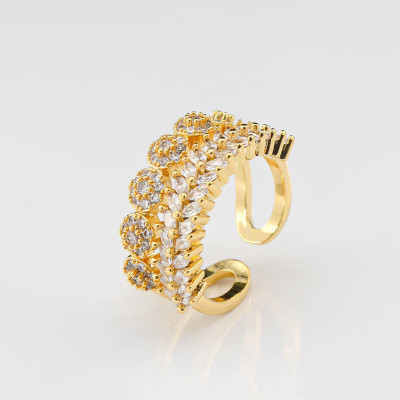Anillo en covergold Rodinado