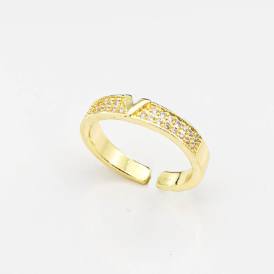 Anillo en covergold Rodinado