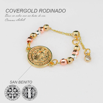 Anillo en covergold Rodinado