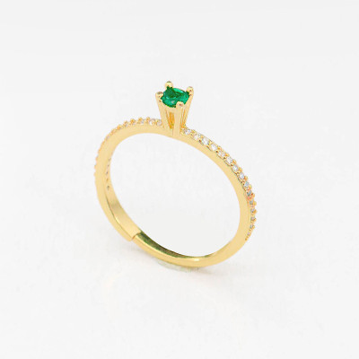 Anillo en covergold Rodinado