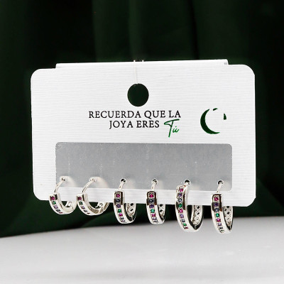 Set de Candongas x3 en Covergold Rodinado