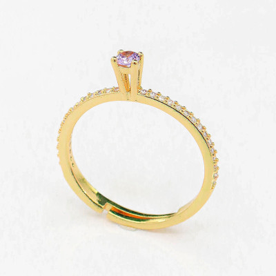 Anillo en covergold Rodinado