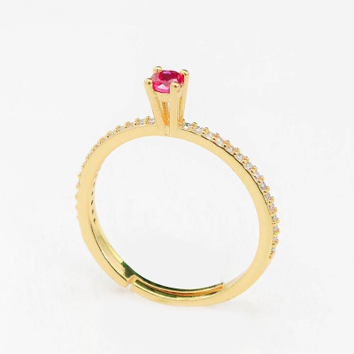 Anillo en covergold Rodinado