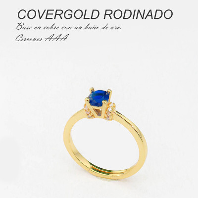 Anillo en covergold Rodinado