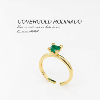 Anillo en covergold Rodinado