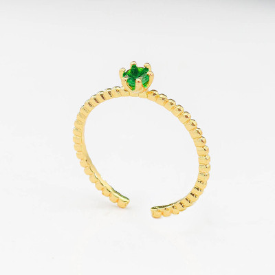 Anillo en covergold Rodinado