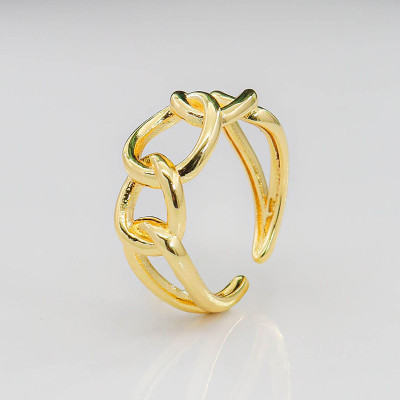 Anillo en covergold Rodinado
