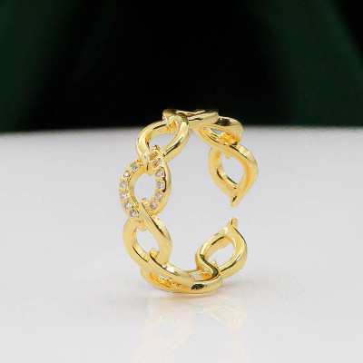 Anillo en covergold Rodinado