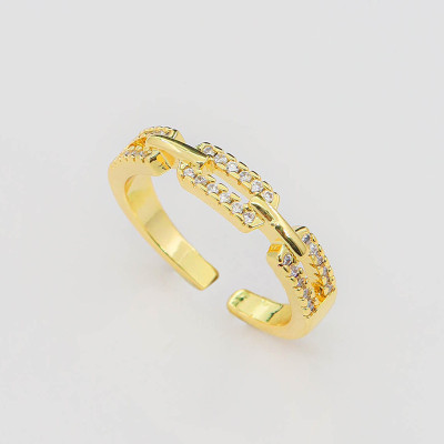 Anillo en covergold Rodinado
