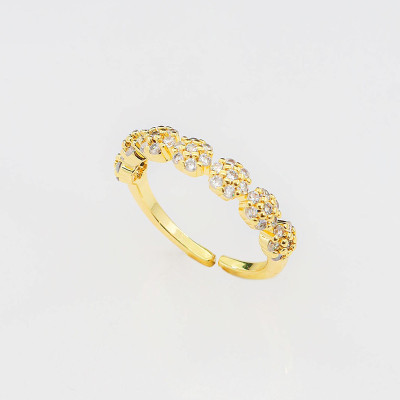 Anillo en covergold Rodinado
