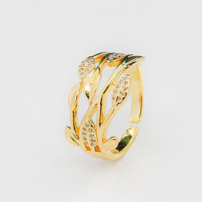 Anillo en covergold Rodinado