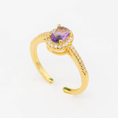 Anillo en covergold Rodinado